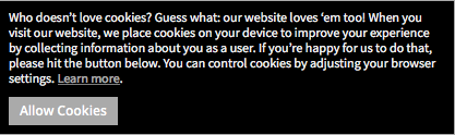 Cookie's consent example